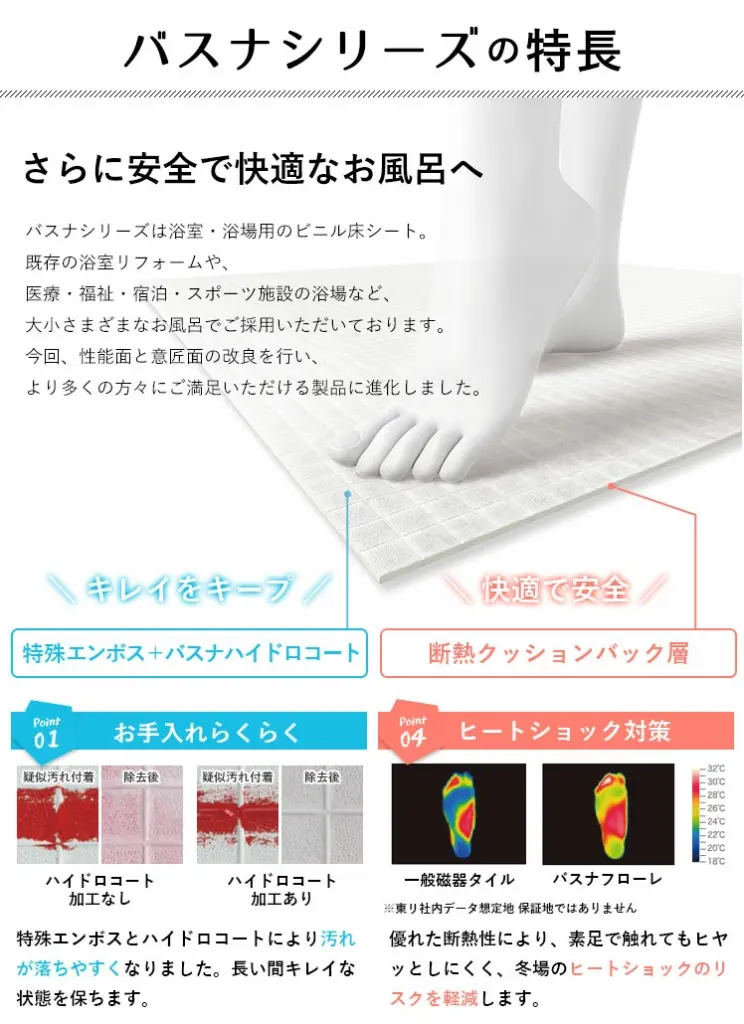 バスナシリーズの特徴